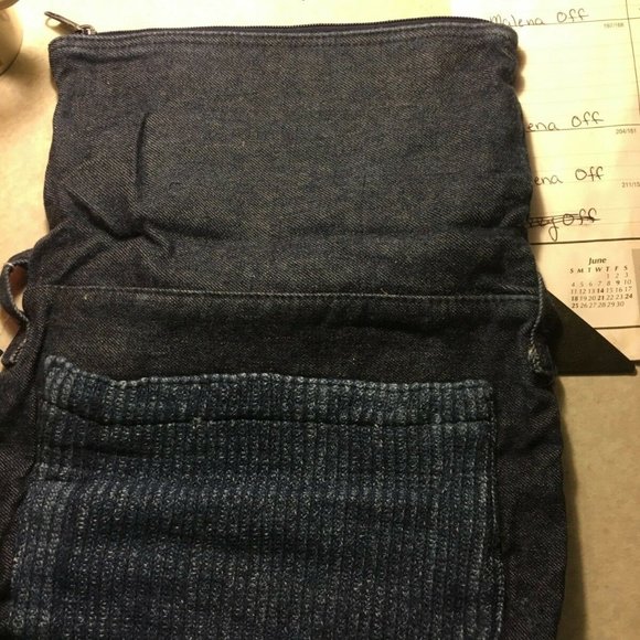 PURSE DENIM LADIES SCHOOLHOUSE NEED FOR TEACHER - Picture 2 of 2